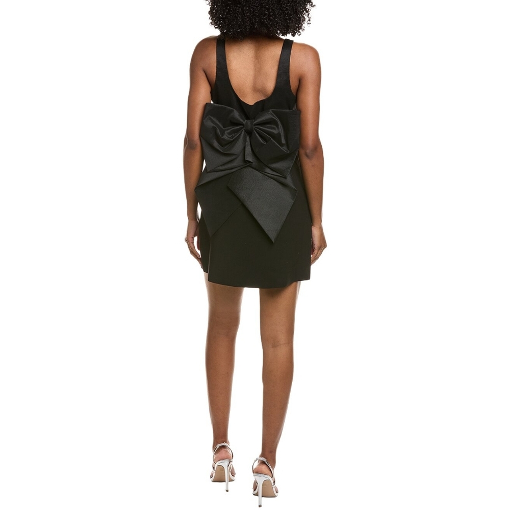 Likely Amalia Black Back Statement‎ Bow Cocktail Formal Mini Dress Size 12